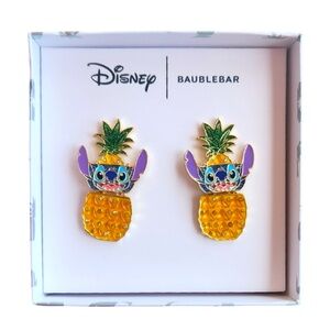 Baublebar Disney Lilo & Stitch Pineapple Drink Dangle Earrings Hawaii Vacation